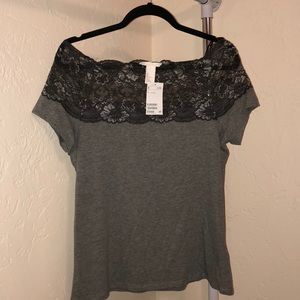 BRAND NEW OFF THE SHOULDER BLOUSE FROM H&M!!